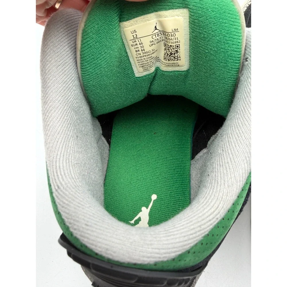 Air Jordan 3 Retro Pine Green Black CT8532-030 Mens Size 12